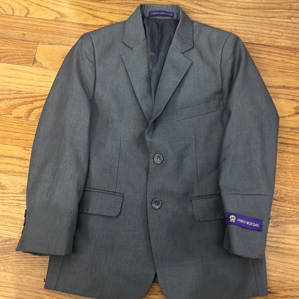 BOYS NWT JAMES MORGAN SUIT JACKET. Just like Dad. Sz 6
